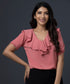 Blush Pink Half Sleeve Top