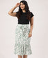 Printed Two Layer Skirt
