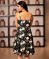 Strappy Floral Printed Waistless Mini Dress