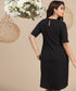 Loose Fitted Basic Black Dress