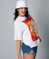 Think Happy Thoughts Oversize White Tshirt