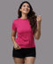 Basic Crew Neck Hot Pink Tshirt