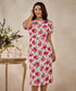 Floral Printed Puff Sleeve Dress