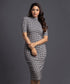 Gingham Bodycon Business Pencil Dress