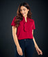 Front Scalloped Red Top