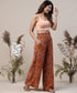 Orange Color Relax Fit Cotton Pant