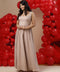 Princess Line Chiffon Maxi Dress