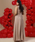 Princess Line Chiffon Maxi Dress