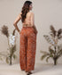 Orange Color Relax Fit Cotton Pant