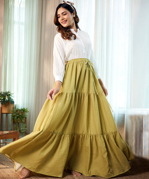 Beach Cotton Maxi Skirt