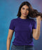 Basic Crew Neck Purple Tshirt