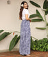 Four Tiered Printed Maxi Skirt