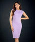 Lavender Ponte Bodycon Dress