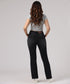 Mid Waist Flare Leg Jeans