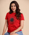 Red Sun Flower Summer Tshirt